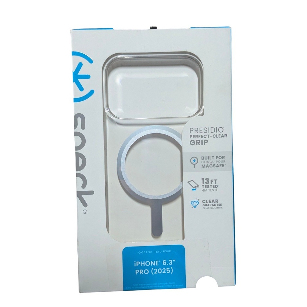 i8-U Speck Presidio Perfect-Clear‎ Magsafe Case for iPhone 17 Pro - Clear